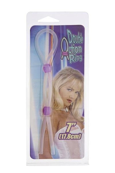 Silicone Lasso Cock Ring Dual Beads zdjęcie 1