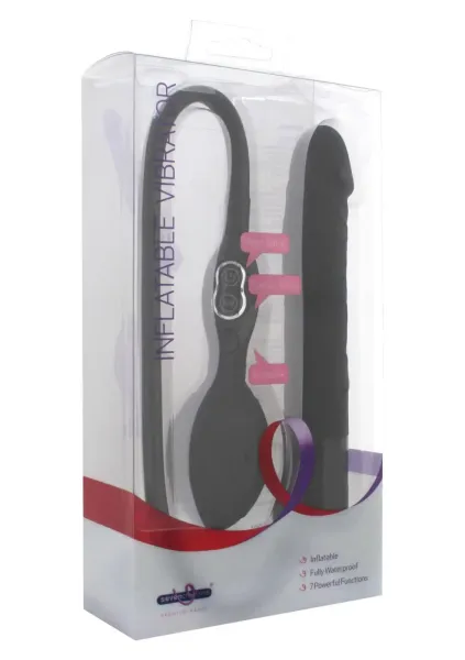 Inflatable Vibrator Black zdjęcie 2
