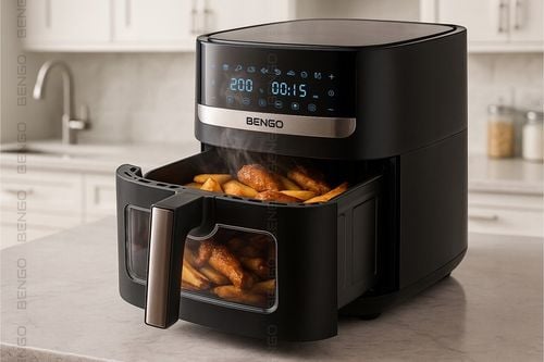 Frytkownica beztłuszczowa AIRFRYER grillowanie nieprzywierająca DUŻA na Arena.pl