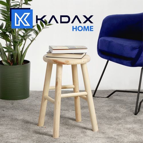 TABORET DREWNIANY KUCHENNY STOŁEK KRZESŁO 46cm SOLIDNY SOSNOWY DO na Arena.pl