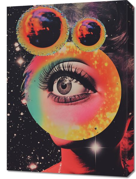 Obraz 50x70cm Oko w Kosmosie zdjęcie 1