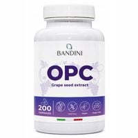 Bandini OPC | Ekstrakt z pestek winogron + witamina C | 200 kapsułek
