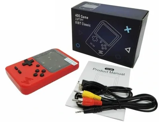 PRZENOŚNA MINI KONSOLA RETRO 400 GIER GAMEBOY GRA zdjęcie 7