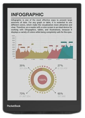 Czytnik Ebook Tablet PocketBook Verse Pro Color 16 GB 6 Cali Czarny na Arena.pl