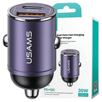 usams ład. sam. 1xusb+1xusb-c c38 30wpd fast charge z wbudowanym