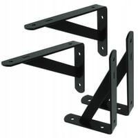 WSPORNIKI PÓŁKI DREWNIANEJ ZE WZMOCNIENIEM 100KG 195 x 125 x 25 mm 4