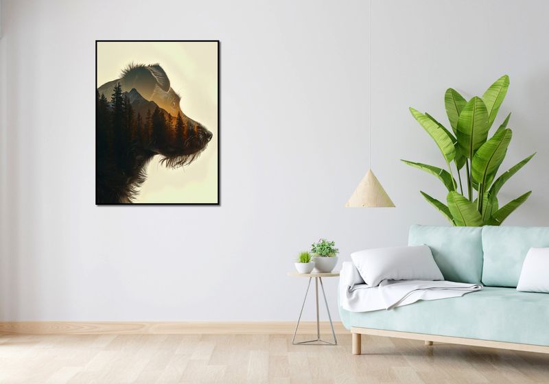 Plakat 75x100cm Psi Duch Lasu zdjęcie 4