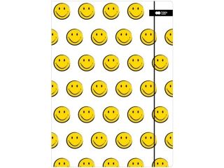 TECZKA KARTONOWA Z GUMKĄ A4 BIAŁA FUN HAPPY COLOR na Arena.pl