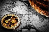 100 70CM OBRAZ PŁÓTNO ZABYTKOWA MAPA PŁÓTNO RAMA