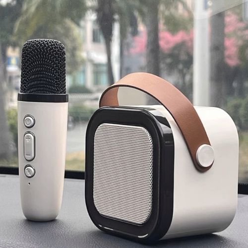 Bezprzewodowy Zestaw Do Karaoke Dla Dzieci Bluetooth Głośnik + 2 mikrofony na Arena.pl