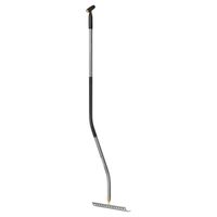 Grabie do ziemi Fiskars Ergonomic 1077112 – 14-zębne, aluminiowe, wygięty trzonek