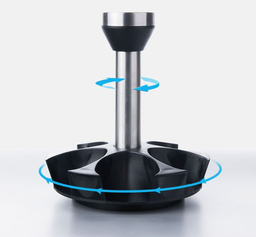 Organizer na przyprawy obrotowy pojemniki szklane 6 sztuk przyprawnik sól na Arena.pl