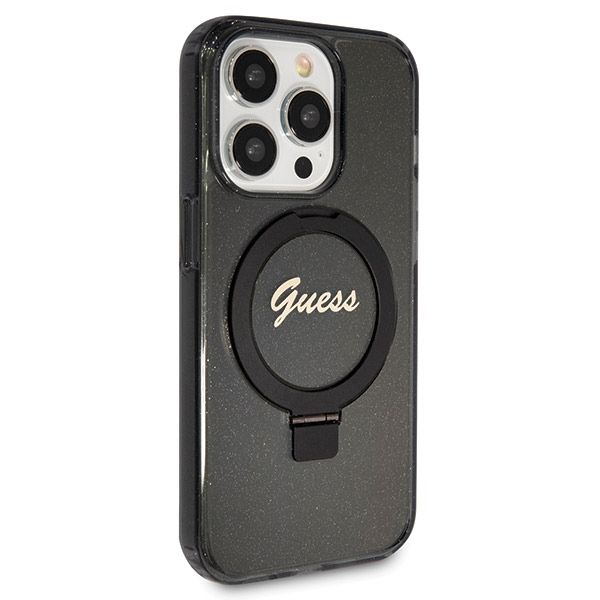 Etui Guess do iPhone 14 Pro Max, Czarny, MagSafe zdjęcie 4