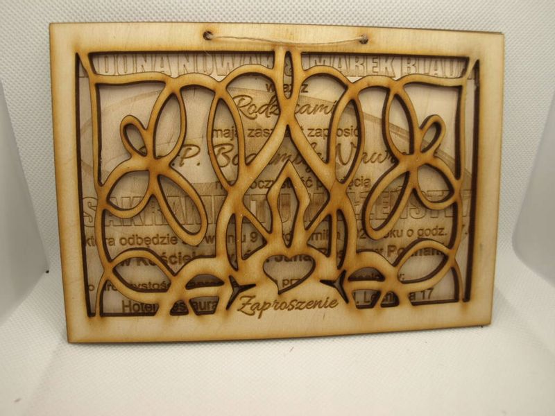 Zaproszenie na ślub zdjęcie 1