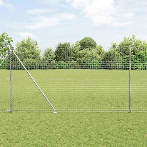 Słupek ogrodzeniowy. 52 pcs Srebrny 3.2 x 3.2 x 180 cm Stal na Arena.pl