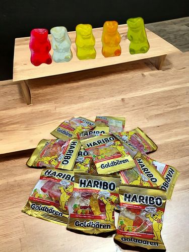 Żelki Haribo Goldbaren, 100 mini paczuszek z Niemiec 1000 g na Arena.pl