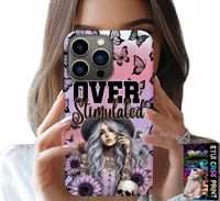 ETUI DO IPHONE 14 PRO MAX - OVER STIMULATED, NASTOLETNIE WZORY, CASE