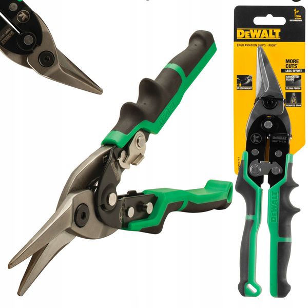 DEWALT NOŻYCE DO BLACHY ERGO PRAWE zdjęcie 5