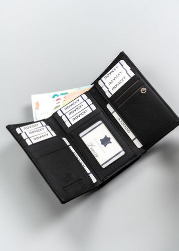 portfel damski skóra + pu px23-20-bl-2342 black na Arena.pl