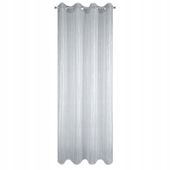 Firana gotowa na przelotkach TAMARA 140x250 Eurofirany szara
