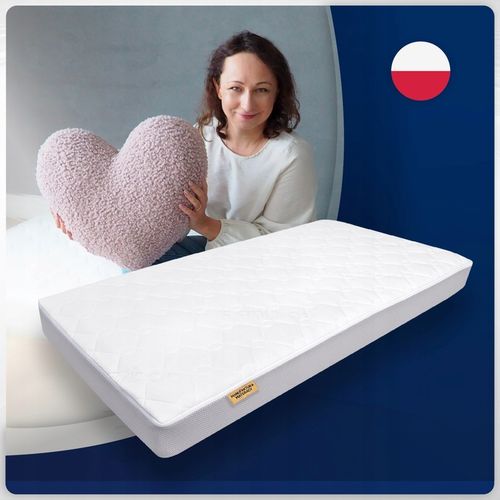 Materac 140x70 TWARDY ŚREDNIO PREMIUM PIANKOWY Materac do Łóżeczka 140x70 na Arena.pl