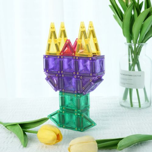 MINI Klocki Magnetyczne MAGNICREATIX Mini Tiles – 28 el. + 2 GRATIS! na Arena.pl