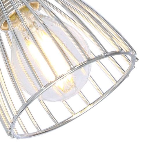 Kinkiet ścienny MODO 91-61515 druciana reflektorek chrom czarny na Arena.pl