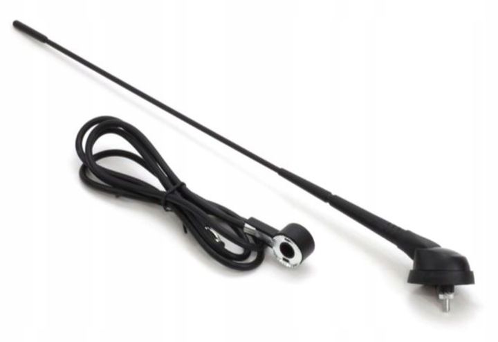 ANTENA SAMOCHODOWA 5MM ADAPTOR DŁ. 40CM zdjęcie 1