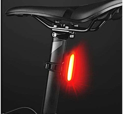 LAMPKA ROWEROWA TYLNA LAMPA NA ROWER AKUMULATOR TYŁ COB USB MOCNA 120LM ABS na Arena.pl