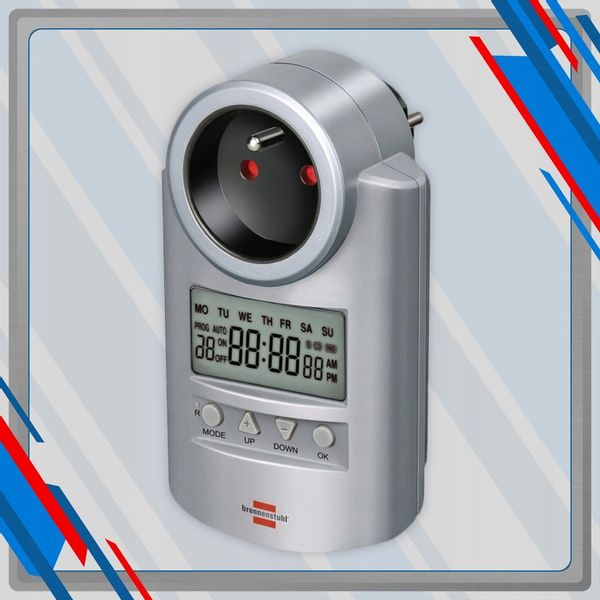 ELEKTRONICZNY TIMER PROGRAMATOR CZASOWY LCD 3500W BRENNENSTUHL zdjęcie 7
