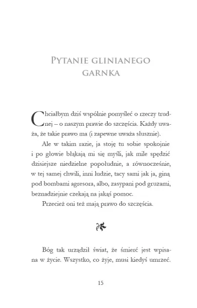 Pytanie glinianego garnka. Kazania krótkie o wojnie i pokoju zdjęcie 5