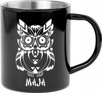 Kubek metalowy z grawerem PREZENT personalizowany