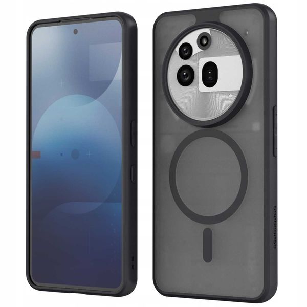 Spacecase Hybrid Mag Nothing Phone 3A Pro Black zdjęcie 10