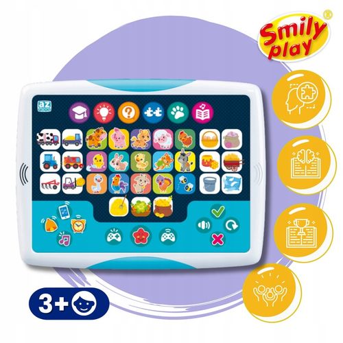 Smily Play Interaktywny edukacyjny tablet dla dzieci smart Zwierzątka na Arena.pl