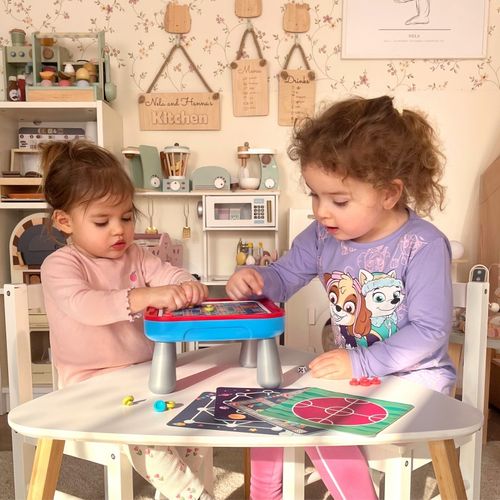 WOOPIE Stolik Gier Planszowych Logicznych 65 el. Zestaw 11w1 na Arena.pl