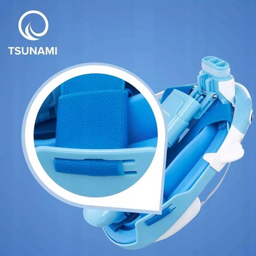 MASKA DO NURKOWANIA Z RURKĄ PEŁNOTWARZOWA PANORAMICZNA DRY TOP SHARK DZIECI na Arena.pl