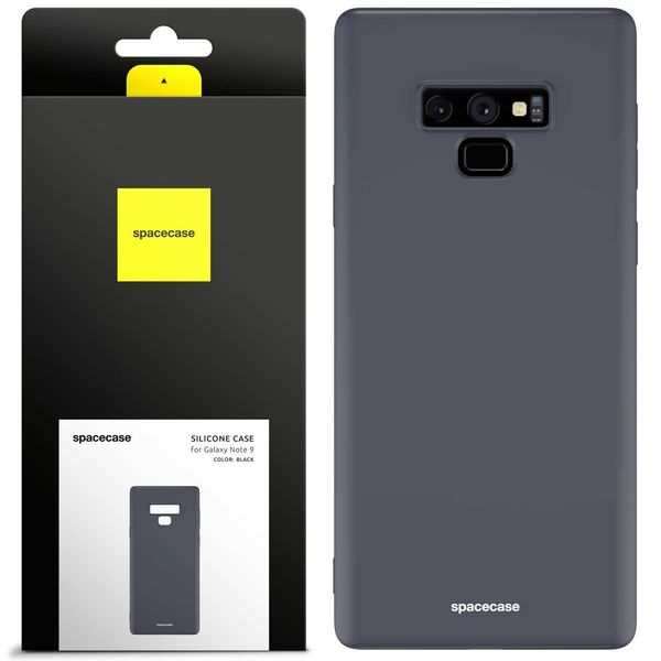 Spacecase Silicone Case Galaxy Note 9 Black zdjęcie 1