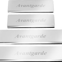 Listwa progowa MERCEDES C W205 AVANTGARDE Stal nierdzewna 304 połysk 4szt