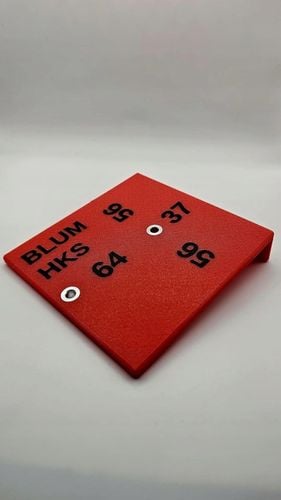 Zestaw Przymiarów do Blum AVENTOS HK-S – wiercenie w korpusie i na Arena.pl