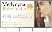 BANER REKLAMOWY 130x80 cm plandeka duży wybór MEDYCYNA ESTETYCZNA