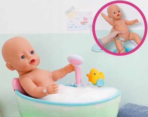 BABY born Interaktywna Lalka Emma Niemowlę 43 cm Bobas Akcesoria na Arena.pl