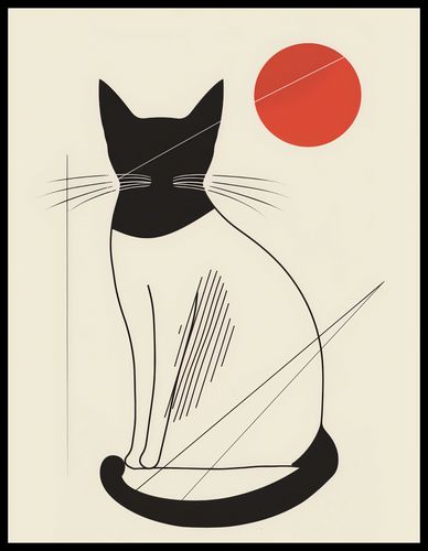 Plakat 50x65cm Czerwony Krąg na Arena.pl