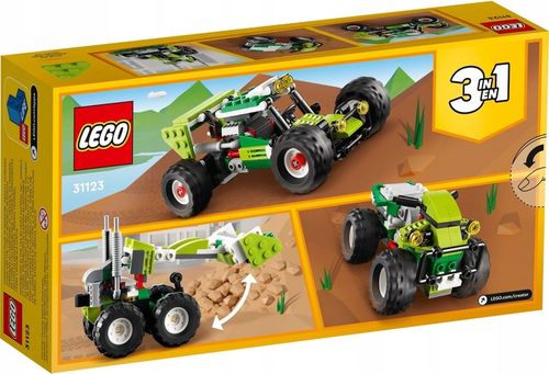 LEGO 31123 CREATOR SAMOCHÓD TERENOWY BUGGY KOPARKA QUAD 3w1 na Arena.pl
