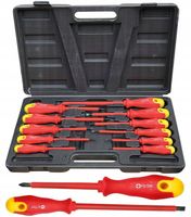 ZESTAW WKRĘTAKÓW WKRĘTAK ŚRUBOKRĘTY IZOLOWANE 11el