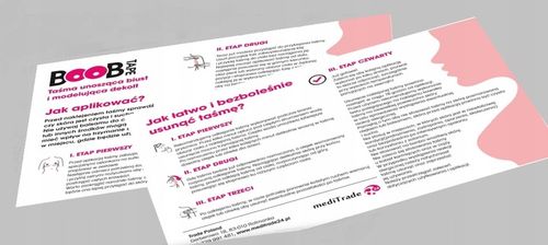 TAŚMA UNOSZĄCA BIUST MODELUJĄCA DEKOLT PUSHUP TAPING BOOB TAPE ULOTKA PL na Arena.pl