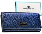portfel damski skóra+pu ptn px27-cnf-5457 blue