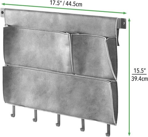 Wieszak Ścienny Organizer Na Klucze Listy Szary na Arena.pl
