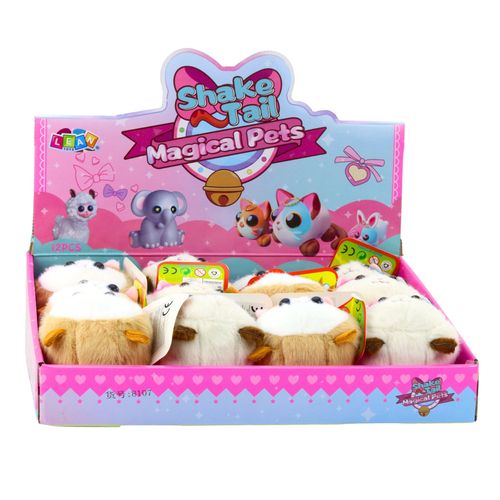 Pluszowy Kotek Maskotka Z Kręcącym Ogonkiem Brązowo-Biały na Arena.pl