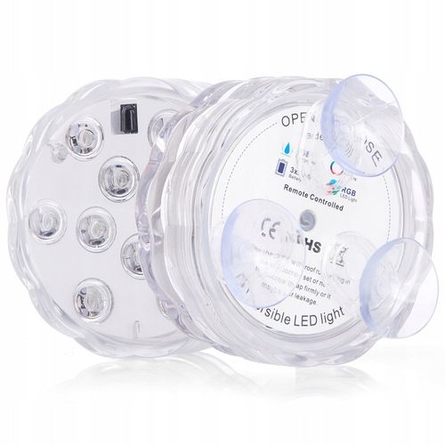 4x OŚWIETLENIE BASENU PODWODNE BASENOWE LAMPKA LED RGB Z PILOT na Arena.pl