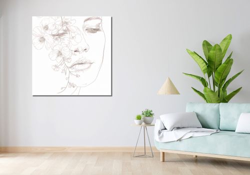 Obraz 100x100cm Kwitnąca Imersja na Arena.pl